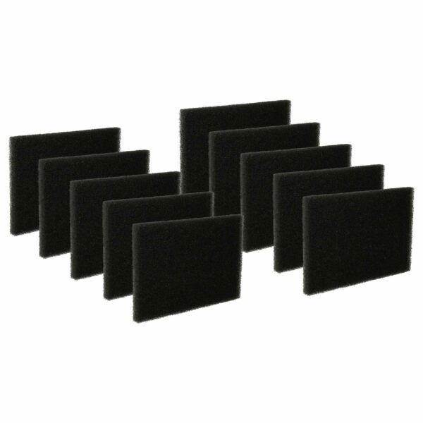 10x Filtro de Espuma vhbw para Aspirador Privileg - Substituição 1096168008, 421000466500/7, 109616800/8 (8 x 12 cm)