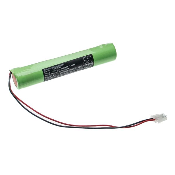 Bateria vhbw 2500 mAh 3.6 V NiCd para Iluminação de Emergência BAES 329055240