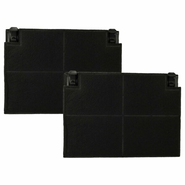 2x Filtro de Carvão Ativado para AEG 50248965001 e Zanussi - 19.5 x 13.9 x 2.2 cm