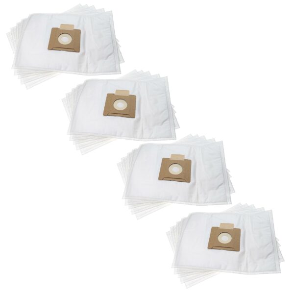 Pack de 20 Sacos para Aspirador Kärcher 2.863-236.0 - vhbw Microfleece