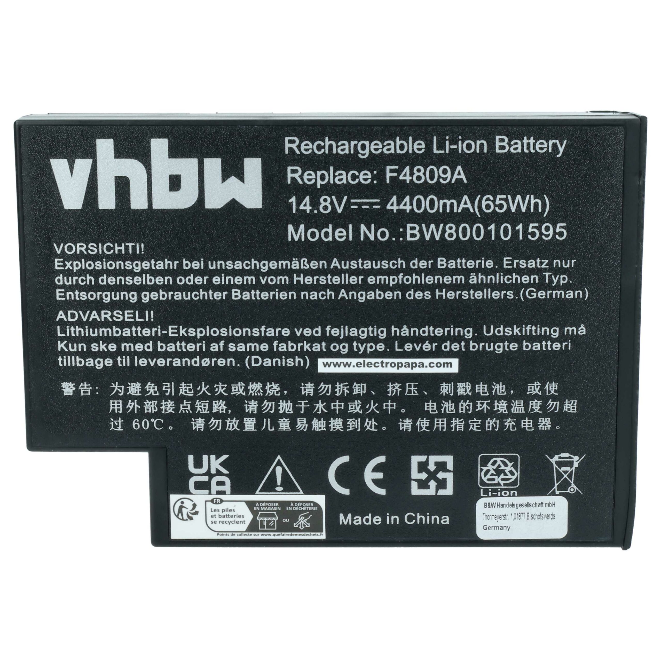 Bateria vhbw para HP Compaq - 4400 mAh 14.8 V Li-Ion - Image 3