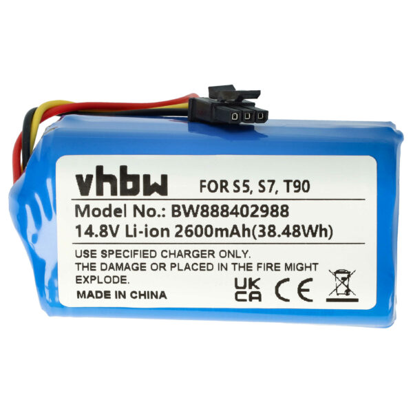 Bateria vhbw para Qihoo 360 S5, S7, S9 (2600mAh, 14.8V)
