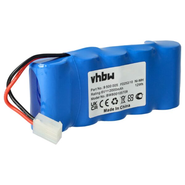 Bateria para Operadores de Portão Automático Bosch 710055, 9000163, 8781105908, 8787335119 - 2 Ah 6 V NiMH