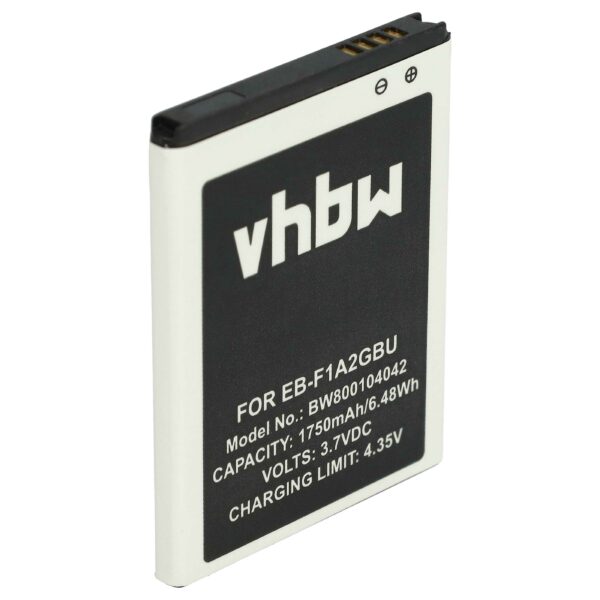Bateria para Telemóvel compatível com Samsung EB-F1A2, EB-F1A2GBU - 1750 mAh 3.7 V Li-Ion vhbw
