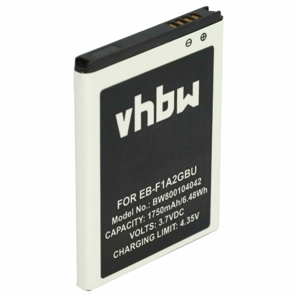Bateria para Telemóvel compatível com Samsung EB-F1A2, EB-F1A2GBU - 1750 mAh 3.7 V Li-Ion vhbw
