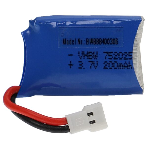 Bateria vhbw 200 mAh 3.7V Li-polymer para Modelos Telecomandados