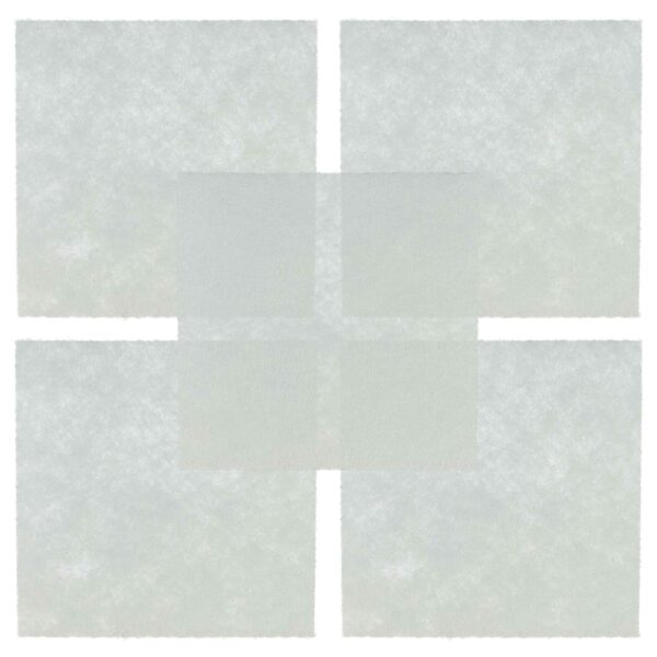 5x Filtros de Motor vhbw para Aspiradores Philips CP0537/01, 432200494501 (7 x 9.6 cm)