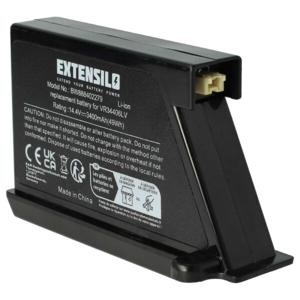 Bateria EXTENSILO Li-Ion 3400mAh 14.4V para LG Hom-Bot