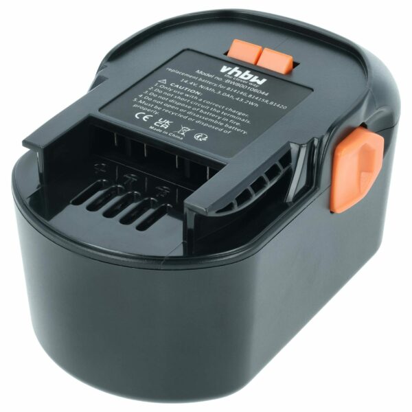 Bateria vhbw 14,4 V 3000 mAh NiMH para AEG 4935413106, 4935416790, B1414G, B1415R