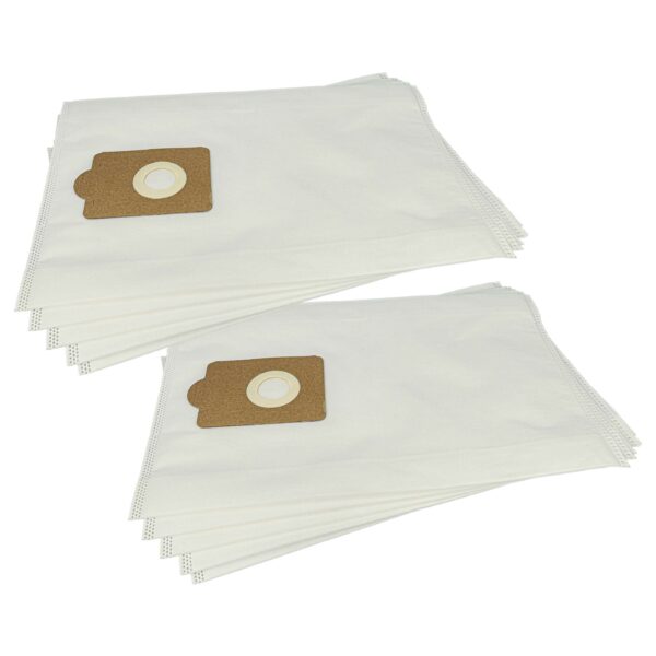 10x Sacos para Aspirador vhbw compatíveis com Fakir 2630805 Hako - Microfleece