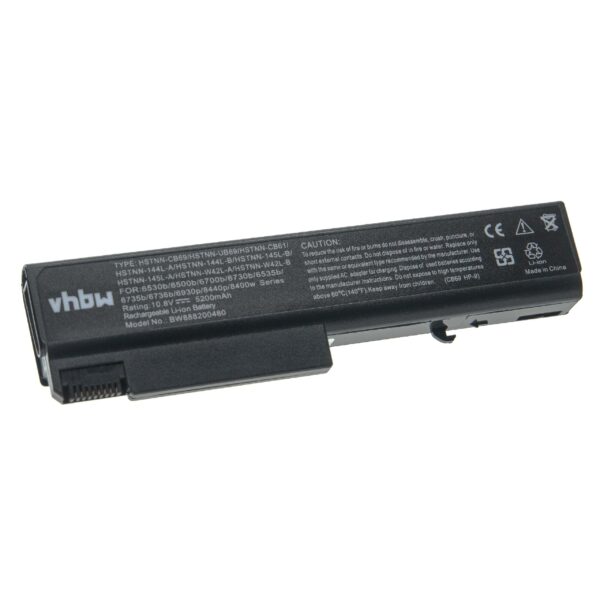 Bateria para Portátil vhbw HP (5200 mAh, 10.8 V, Li-Ion)