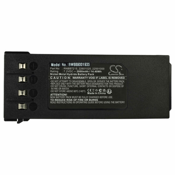 Bateria vhbw 2000 mAh para Telecomando Industrial Hiab NBB
