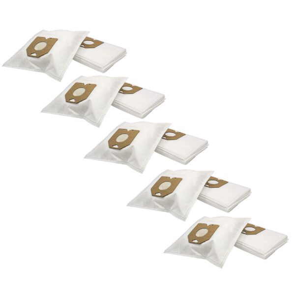 50x Sacos para Aspirador vhbw em Microfibra para Philips, Karstadt, Lloyds, Ruton