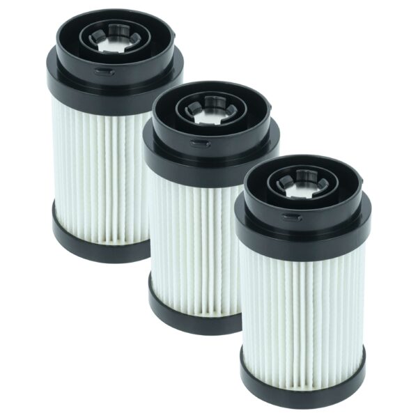 3x Filtro de Reposição compatível com Kärcher 2.863-318.0, 4054278898629 para Aspiradores Kärcher, Classe H12
