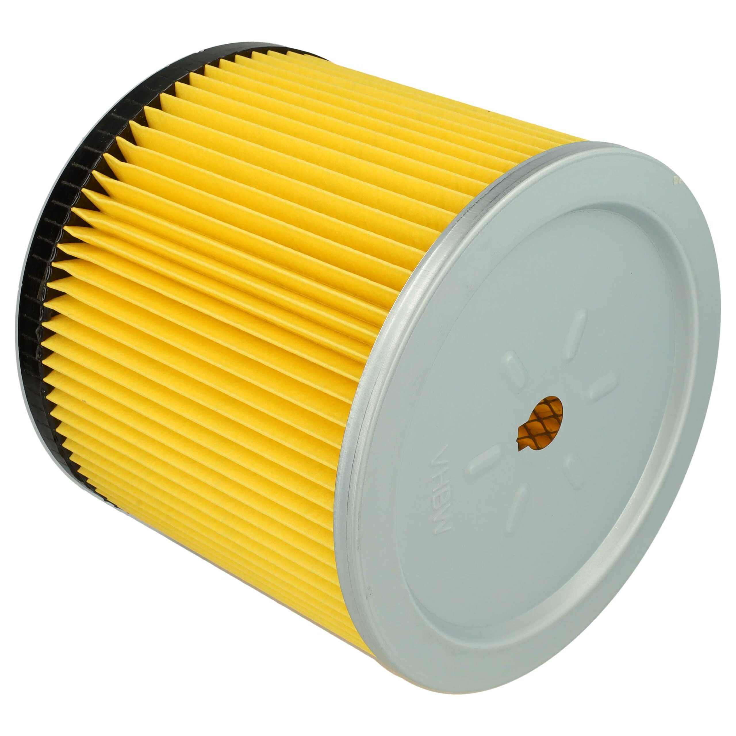 4x Filtros de cartucho vhbw para aspirador Bosch 2607432001 (preto/prata/amarelo) - Image 4