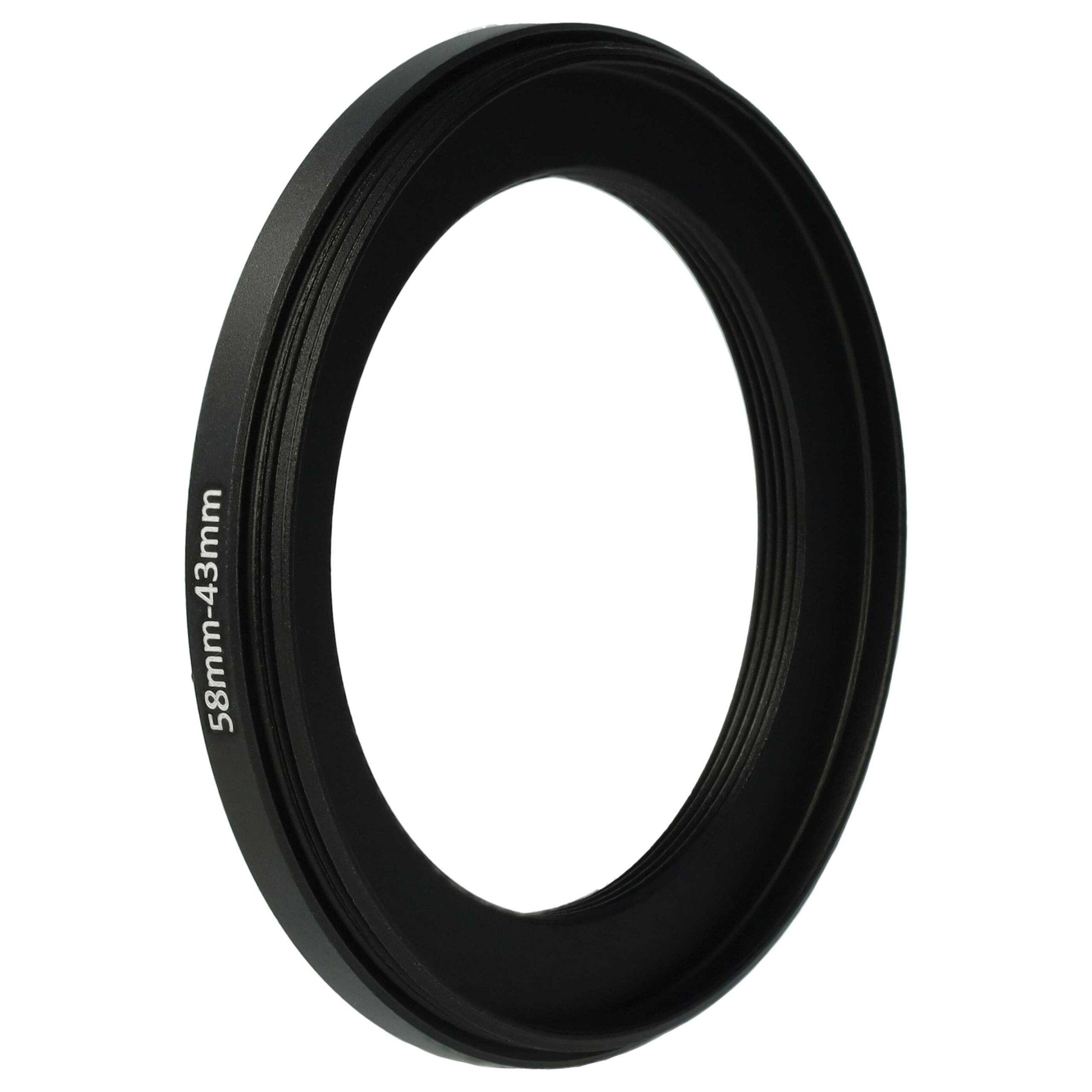 Anel Adaptador Redutor 58 mm para 43 mm vhbw para Objetivas de Câmara - Image 2