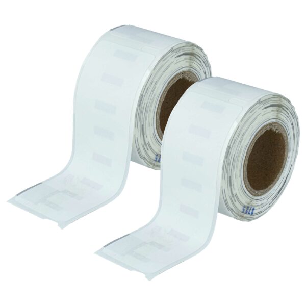 2x Rolo de Etiquetas vhbw para Dymo 99010 Labeller - 28 mm x 89 mm