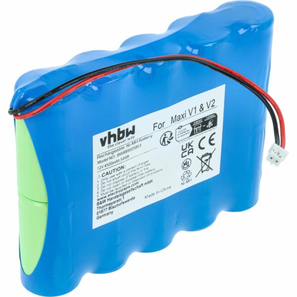 Bateria LED vhbw para ApeLight Maxi - 4,5 Ah 12 V NiMH