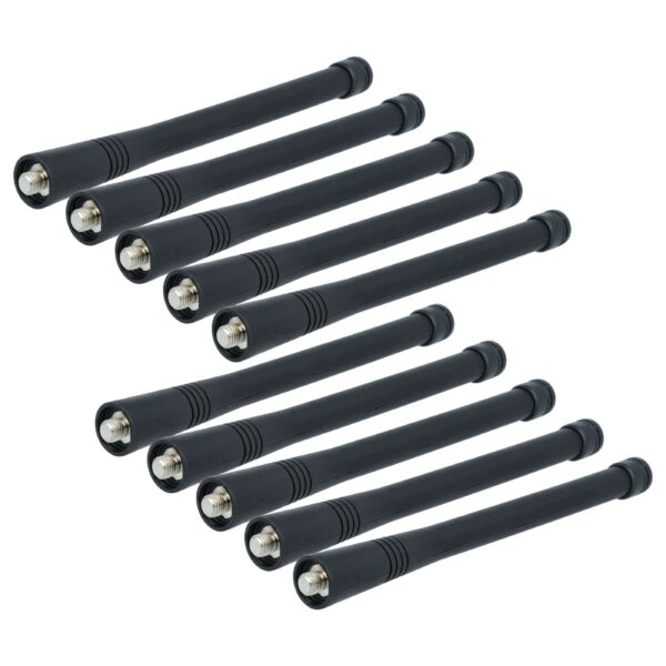 10x Antena vhbw para Motorola NAD6502AR - 15,1 cm