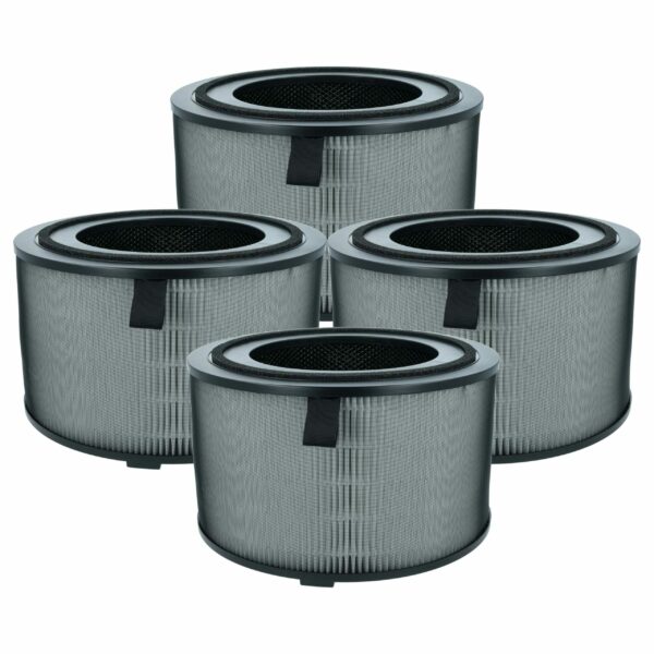 4x Filtros de Substituição para Philips FY3200/30 - Pré-filtro + HEPA + Carvão Ativado vhbw