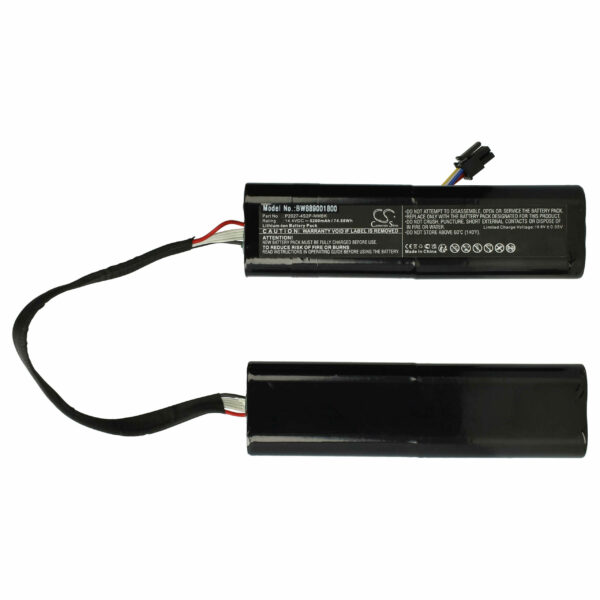 Bateria vhbw compatível com Xiaomi 5200mAh, 14.4V, Li-Ion (P2027-4S2P-MMBK, 754772)