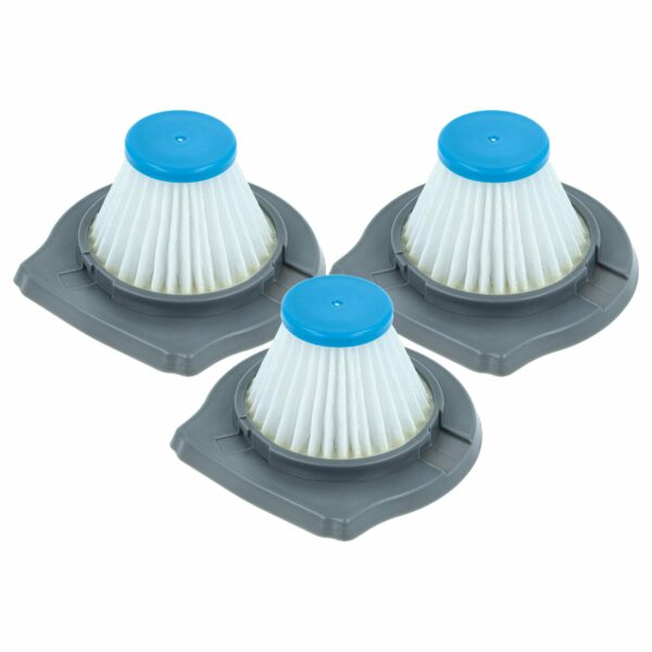 Pack 3x Filtros Substituição Black & Decker HLVCF10 para Aspirador Black & Decker
