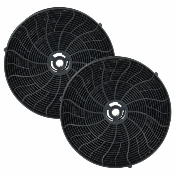 2x Filtro de Carvão Ativado para AEG 405517113/8, 4055171138, 405517113 - Compatível com Zanussi