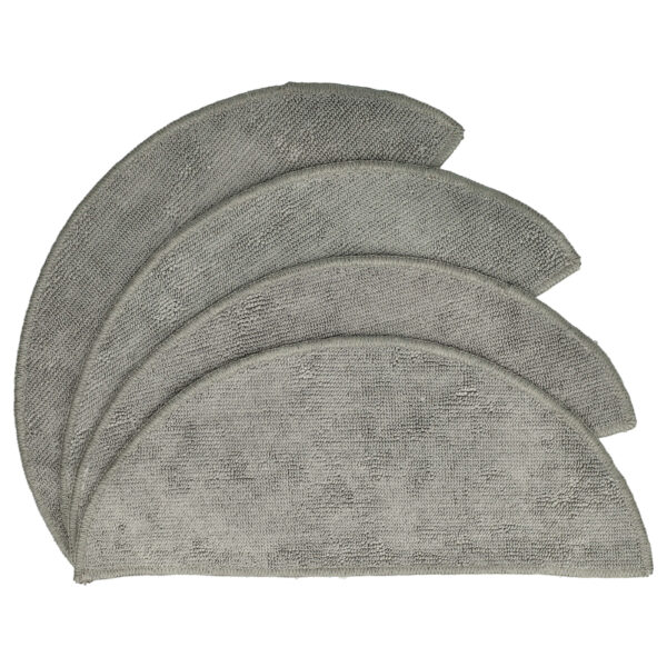 Conjunto de 4 Panos de Limpeza vhbw em Microfibra para Robô Aspirador Lefant M501A, M571, T700