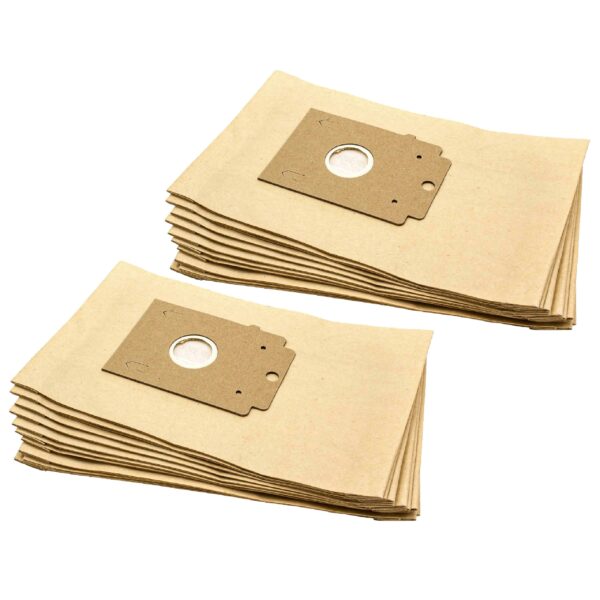 20x Sacos para Aspirador vhbw substitui Bosch tamanho K (papel)