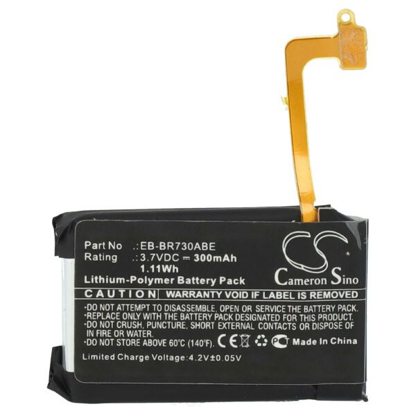 Bateria Smartwatch vhbw para Samsung Gear S2 3G, SM-R730 - 300 mAh 3.7 V Li-polímero + Ferramentas