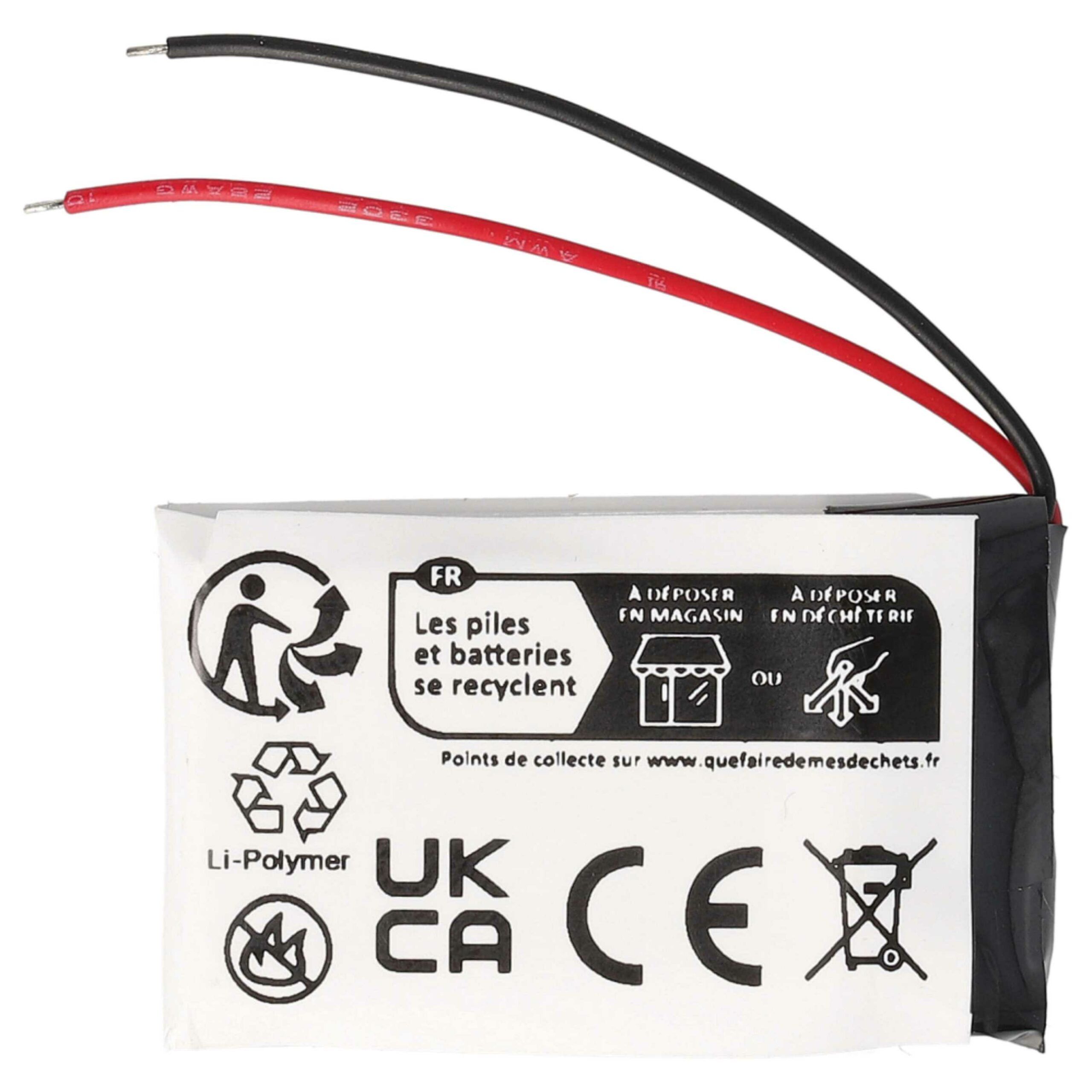 Bateria vhbw para Auscultadores sem Fios Jabra Pro 900 / 920 / 930 - 250 mAh 3.7 V (2x) - Image 4