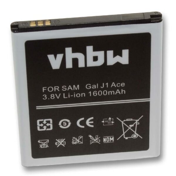 Bateria de Telemóvel vhbw para Samsung EB-BJ111ABE - 1600 mAh 3.8 V Li-Ion