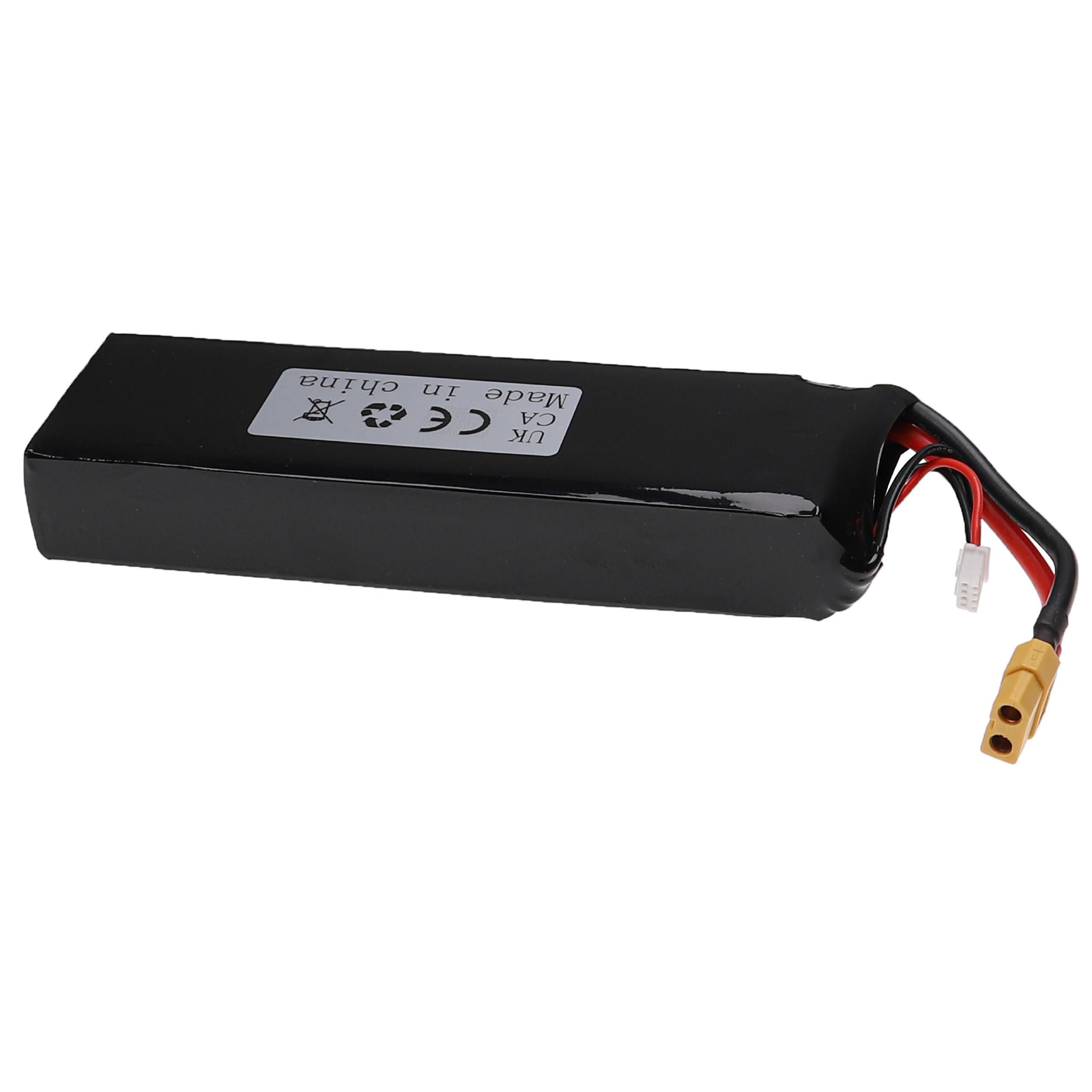 Bateria vhbw para Dispositivos de Modelismo 6200 mAh 11.1 V Li-Polímero, XT60 - Image 3