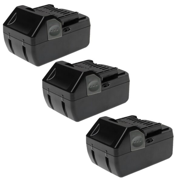 3x Bateria EXTENSILO para Hitachi Hikoki C 18DSL, G 18DSL 5000 mAh, 18 V Li-Ion