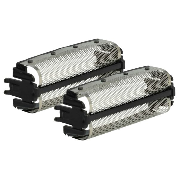 2x Rede de Corte Dual vhbw com Estrutura para Remington DA57, DF5, SP-61, SP-62 - Preto