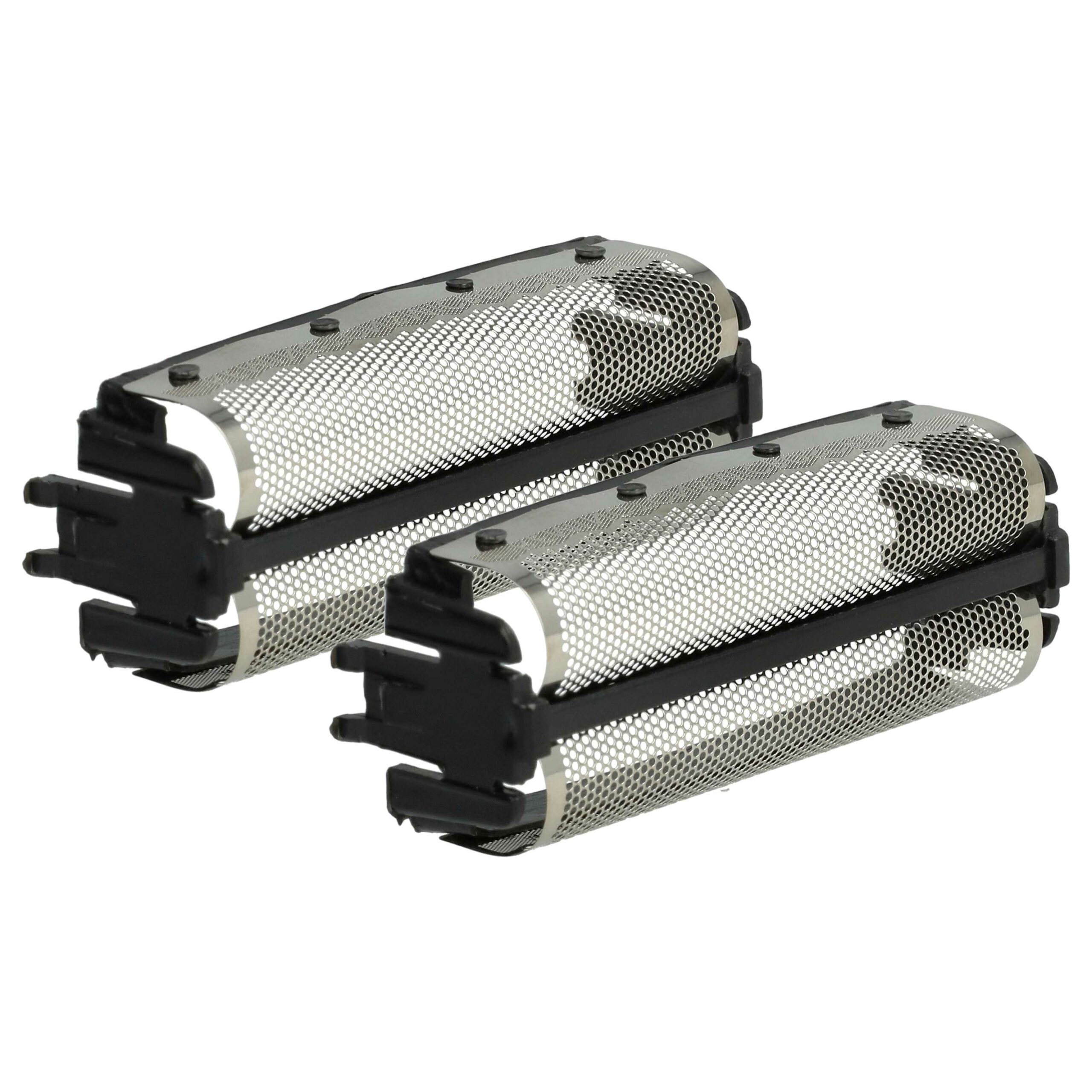 2x Rede de Corte Dual vhbw com Estrutura para Remington DA57, DF5, SP-61, SP-62 - Preto