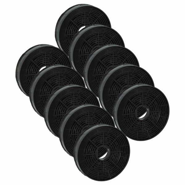 Pack 10x Filtro de Carvão Ativado para Coifa Amica KF17130, 1160825, FWK-140 - 14 cm