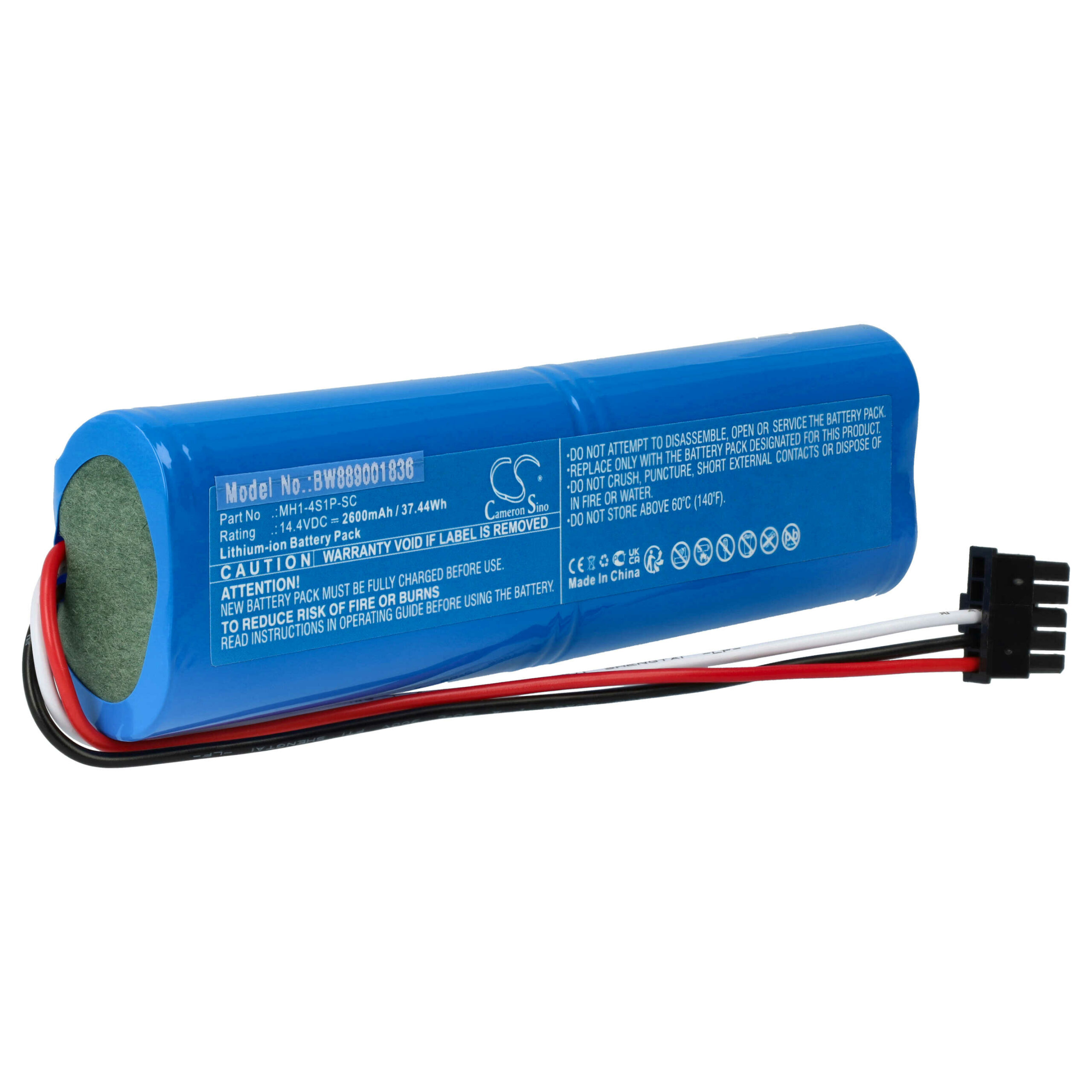 Bateria vhbw para Xiaomi / Haier / Viomi (2600mAh, 14.4V, Li-Ion) - Image 3