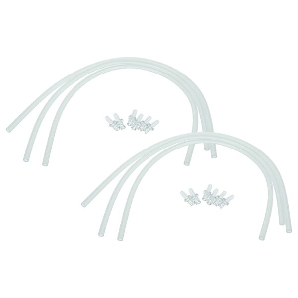 Conjunto de 6 Tubos de Leite vhbw para Máquinas de Café Jura E8