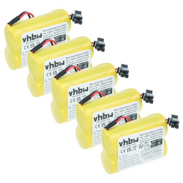 Bateria vhbw para Controlador CNC ABB 5x - 7000 mAh 3.6V Li-SOCl2 (Substitui 3HAC051036-001-C)