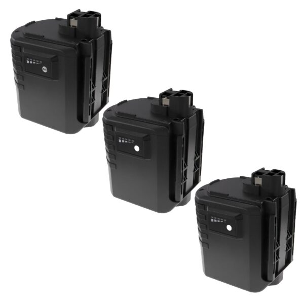 Pack 3x Bateria EXTENSILO para Bosch 24V 3300 mAh NiMH - Compatível 2607335082