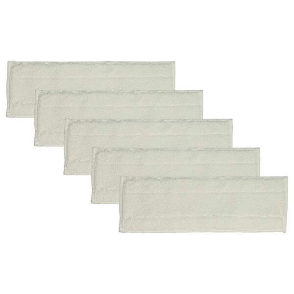 Pack 5x Pads de Mopa para Limpador a Vapor Kärcher - Microfibra - 35 x 14 cm