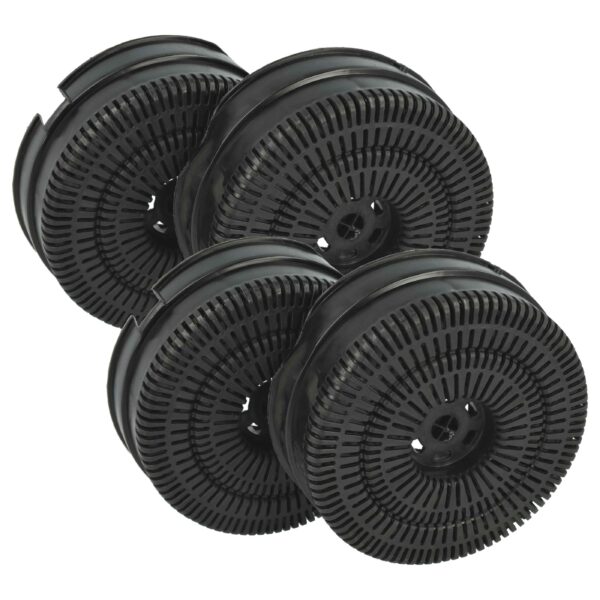 4x Filtro de Carvão Ativado vhbw para Coifa Brandt - Compatível com AEG, Whirlpool, Indesit e Outras