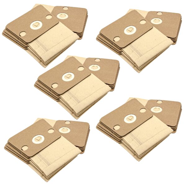 50x Sacos para Aspirador vhbw para Rowenta RO 123, Neo, Soam - Papel