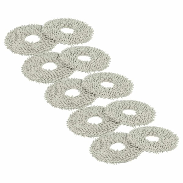 Jogo de Panos de Limpeza (10 Peças) Microfibra para Dreame Robot Vacuum - vhbw