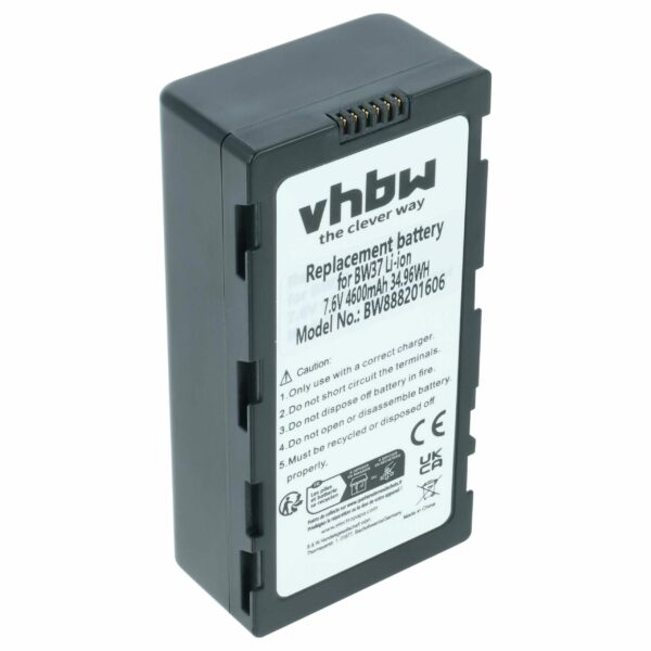 Bateria para Comando de Drone DJI - vhbw CP.BX.000229, WB37 4600mAh, 7.6V