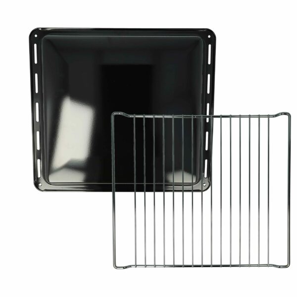 Conjunto de tabuleiro e grelha para forno AEG 3423981020, 3423981061 para Zanussi - 42 x 37,2 x 2,5 cm
