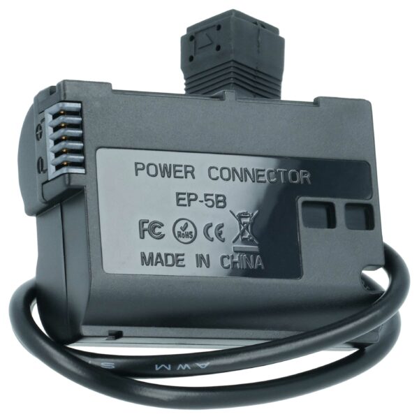 Acoplador CC vhbw substitui Nikon EP-5B para Câmaras Nikon