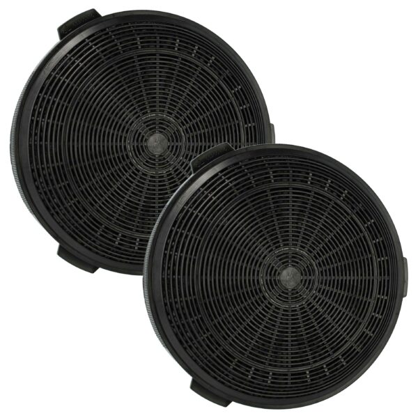 2x Filtro de Carvão Ativado para Electrolux E251005 - Substituição para Coifa - 18,85 cm