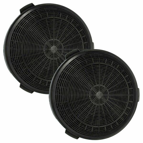 2x Filtro de Carvão Ativado para Electrolux E251005 - Substituição para Coifa - 18,85 cm